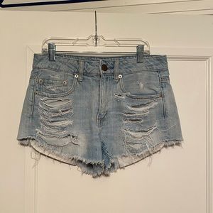 American Eagle Hi-Rise Festival Jean shorts, size 2